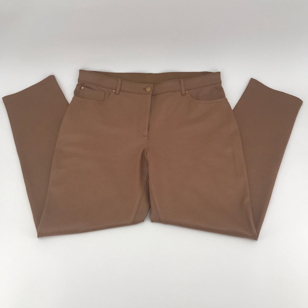 Chico’s So Slimming Vegan Leather Pants - Picture 3 of 6